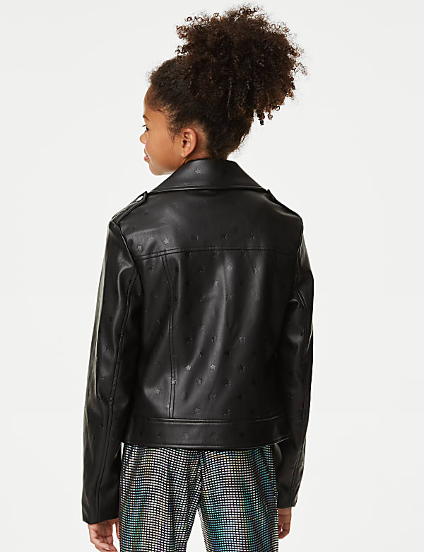 Faux Leather Star Jacket (6-16 Yrs) - PT