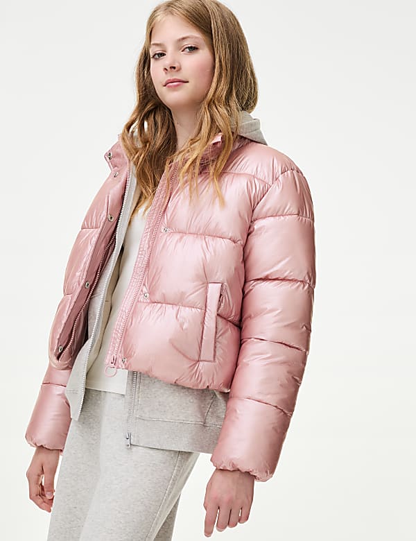 Metallic Padded Coat (6-16 Yrs)