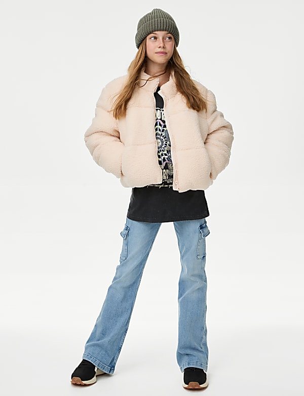Borg Padded Jacket (6-16 Yrs)