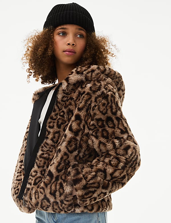 Bella faux fur bomber store