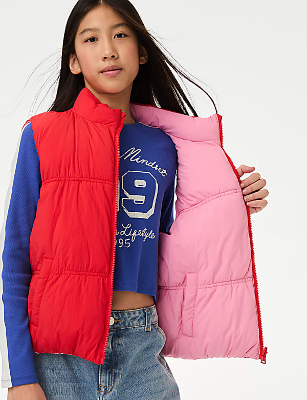 Reversible Padded Gilet (6-16 Yrs) - GR