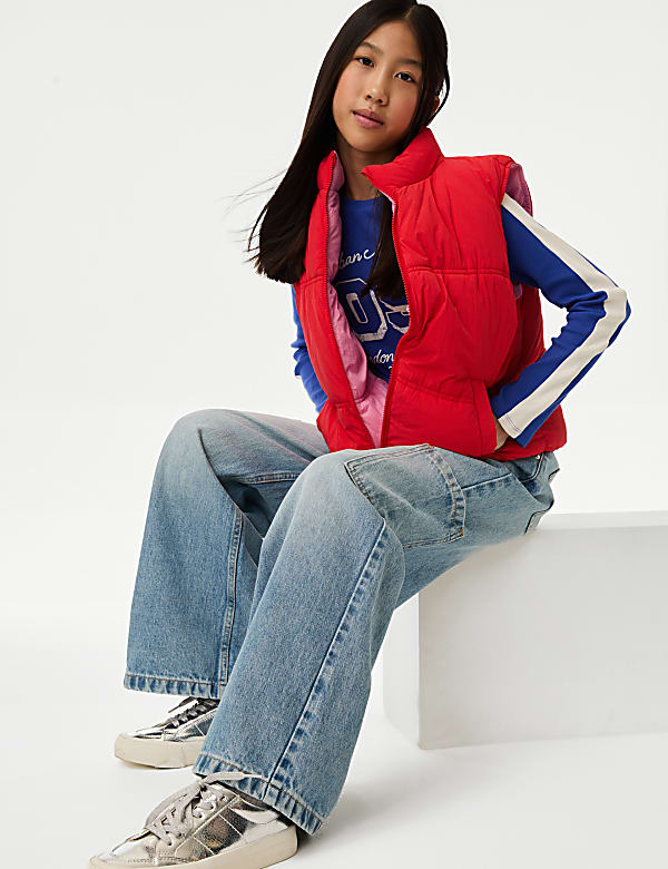 Reversible Padded Gilet (6-16 Yrs) - GR