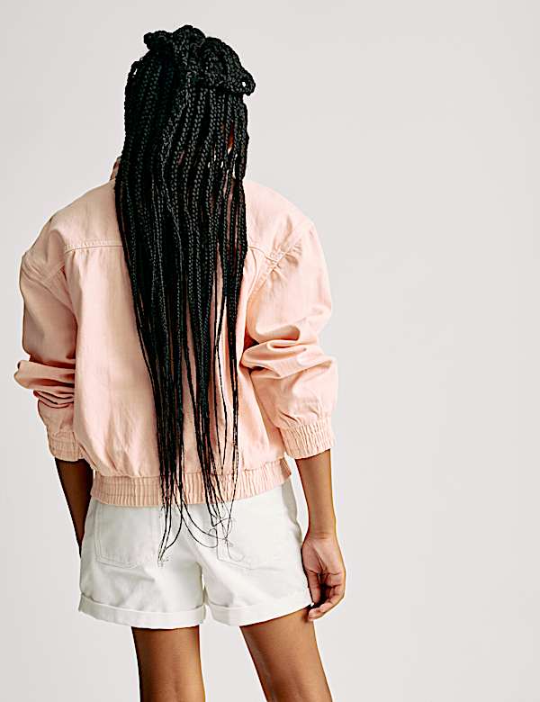 Blouson d'aviateur en jean (du 6 au 16 ans) - LU