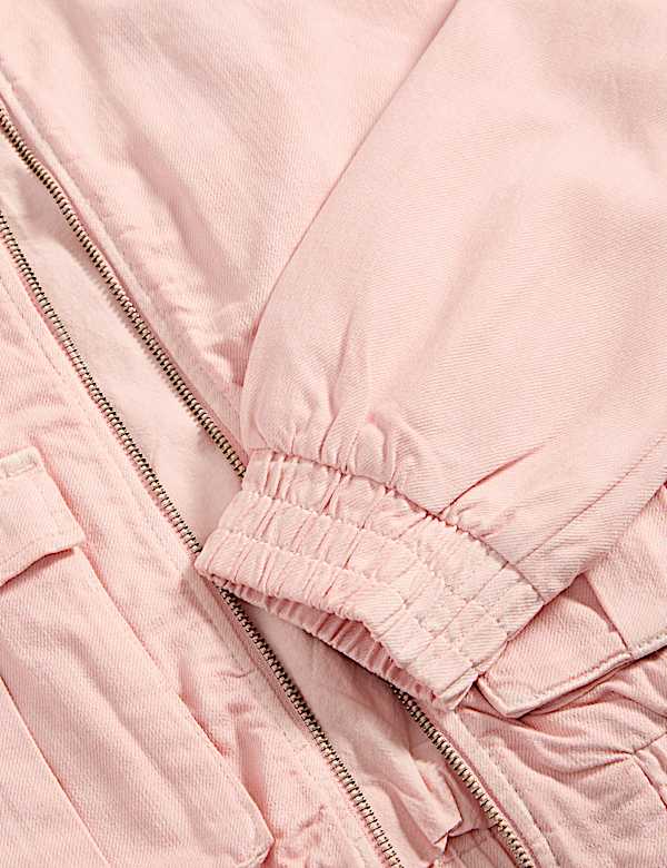 Blouson d'aviateur en jean (du 6 au 16 ans) - LU