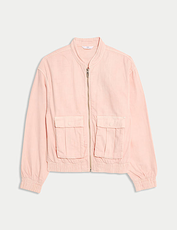 Blouson d'aviateur en jean (du 6 au 16 ans) - LU