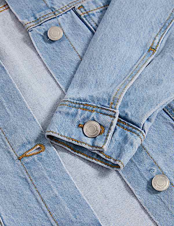 Kort denim jack (6-16 jaar) - NL