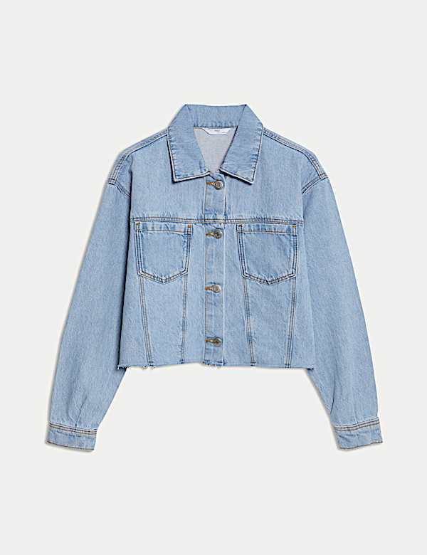 Kort denim jack (6-16 jaar) - NL