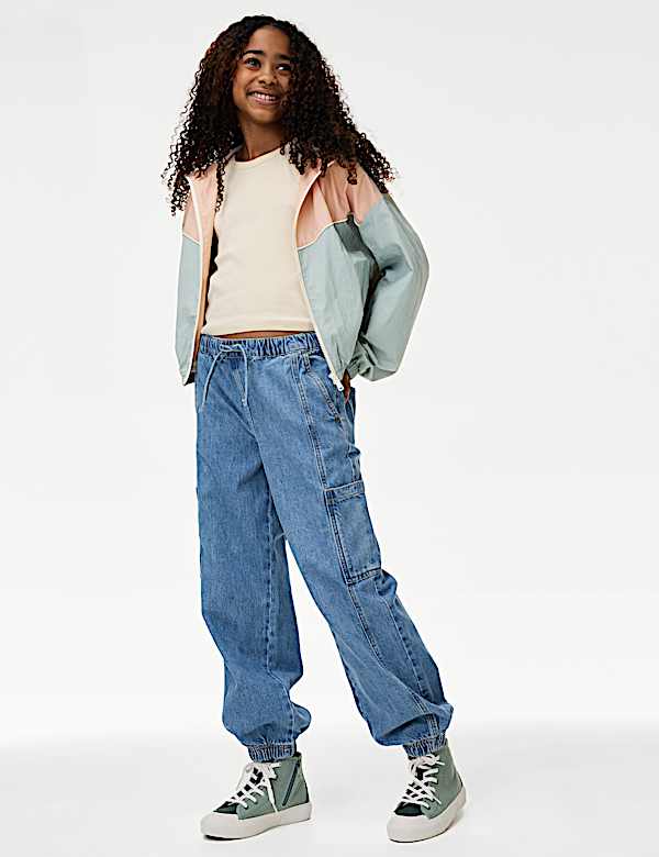 Veste coupe-vent zipp&eacute;e r&eacute;fl&eacute;chissante (du 6 au 16 ans) - LU