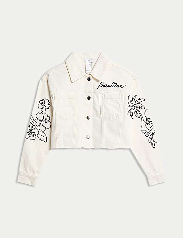 Denim Embroidered Jacket (6-16 Yrs) - MX