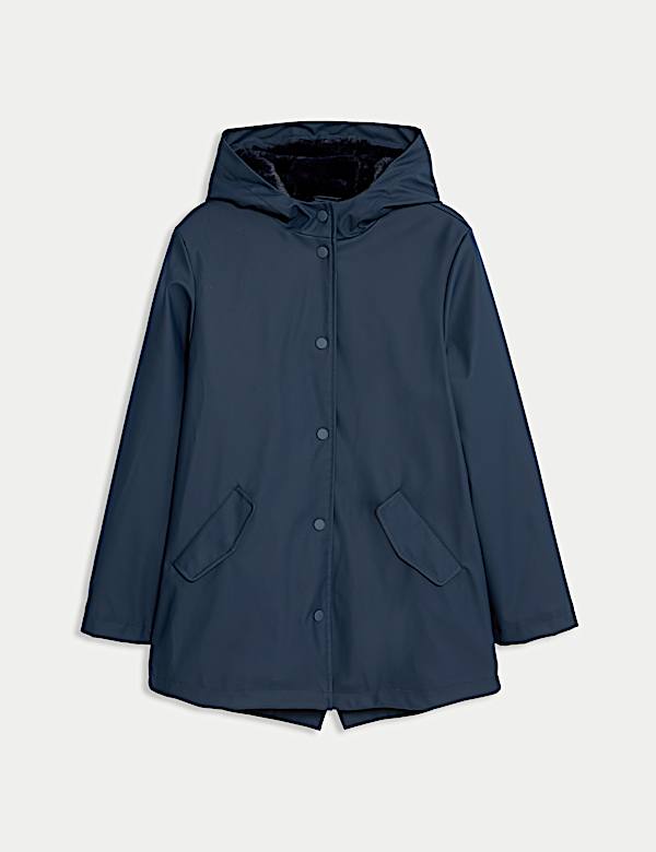 Faux Fur Lined Fisherman Coat (6-16 Yrs)