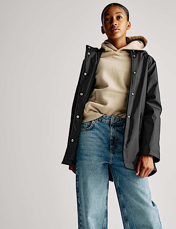 Faux Fur Lined Fisherman Coat (6-16 Yrs)