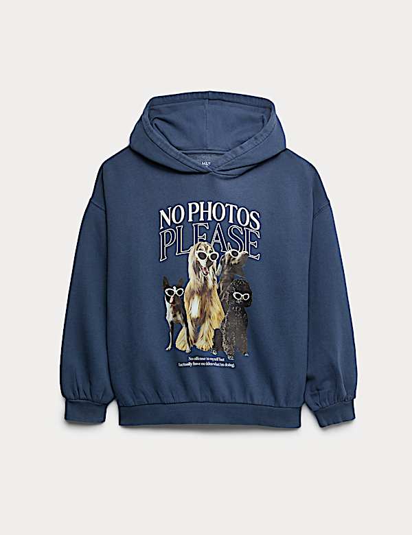 Cotton Rich Oversized Dog Hoodie - MX
