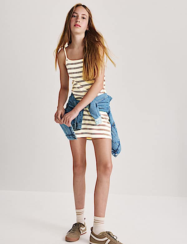 Strappy Cotton Rich Cami Dress (6-16 Yrs)