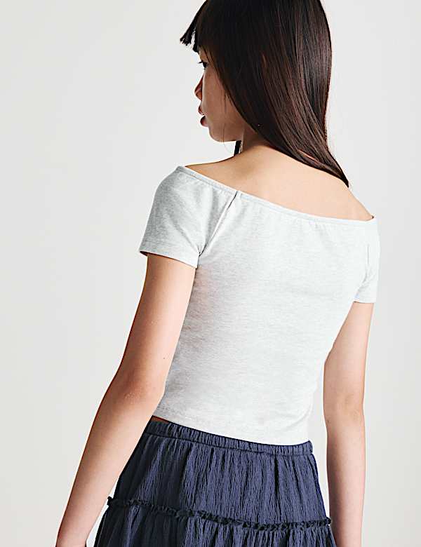Cotton Rich Bardot Top and Skort Outfit (6-16 Yrs)