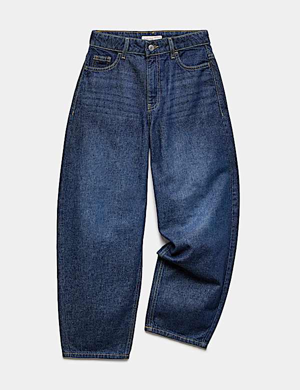 Denim Barrel Leg Jeans (6-16 Yrs) - CZ