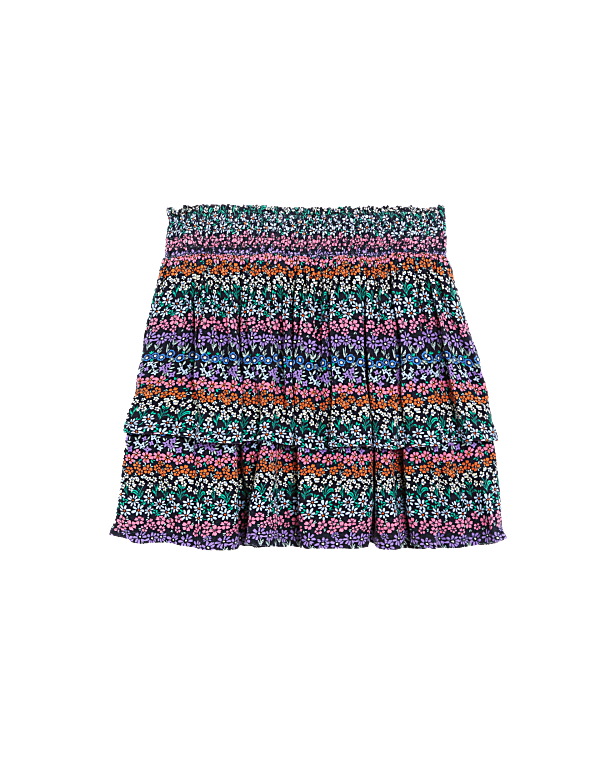 Floral Tiered Skirt (6-16 Yrs)