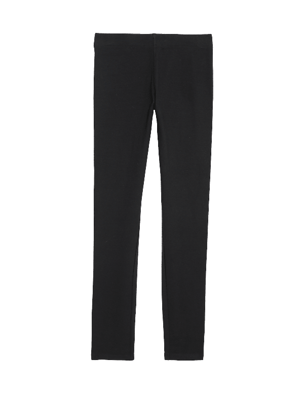 Cotton Rich Leggings with Stretch