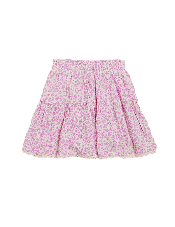 Floral Tiered Skirt (6-16 Yrs)