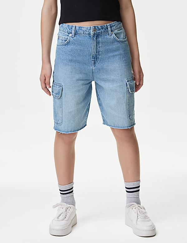 Denim Cargo Shorts (6-16 Yrs) - US
