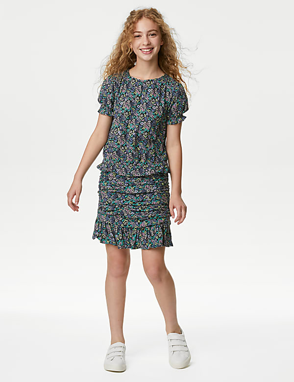 Mini Floral Skirt (6-16 Yrs)