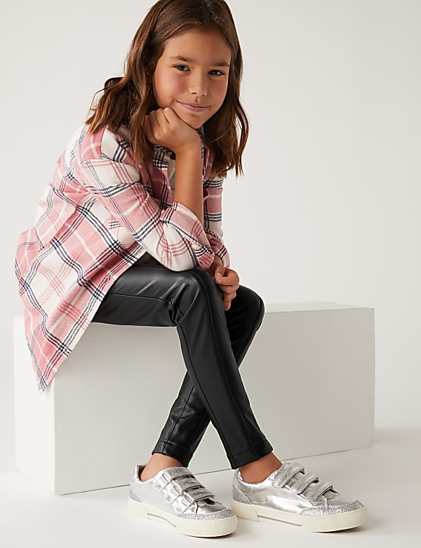 Faux Leather Leggings (6 - 16 Yrs)