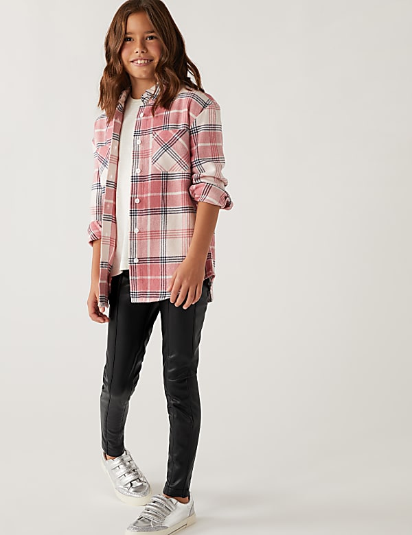 Faux Leather Leggings (6 - 16 Yrs)