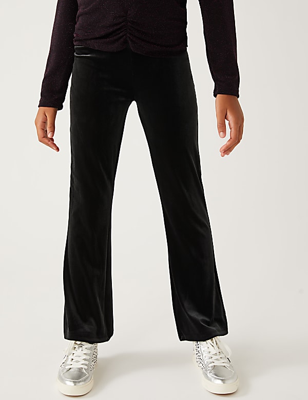 Velvet Flared Leggings