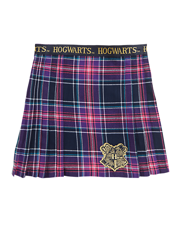 Harry Potter Cotton Rich Checked Skirt (2-16 Yrs)