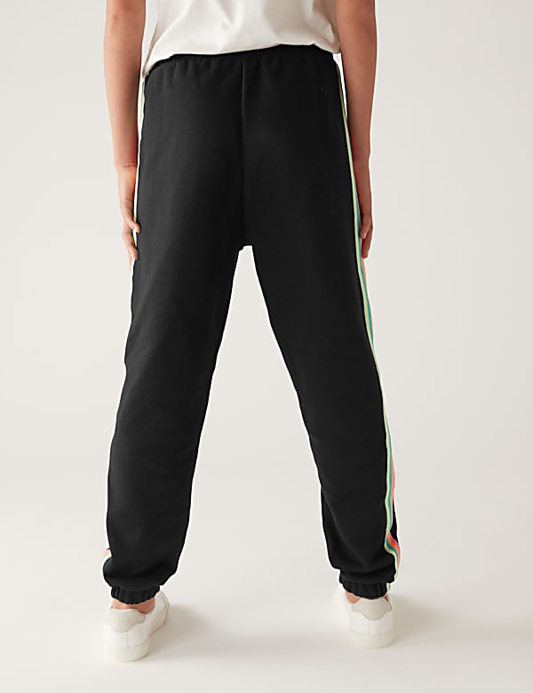 Cotton Rich Side Stripe Joggers