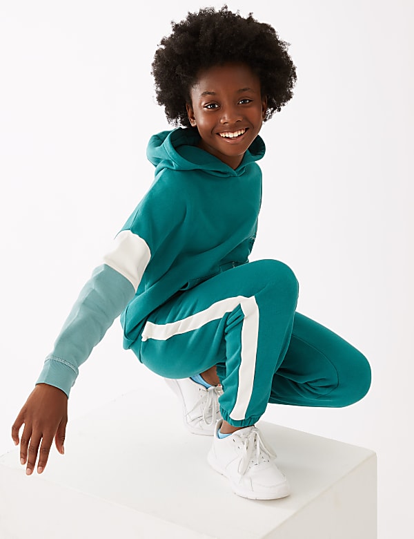 Buy Cotton Rich California Slogan Joggers 6 16 Yrs at Marks Spencer
