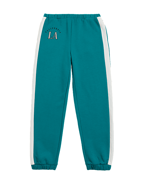 Cotton Rich California Slogan Joggers (6-16 Yrs)