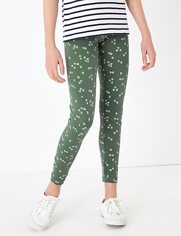 5 Pack Cotton Leggings (6-16 Yrs)