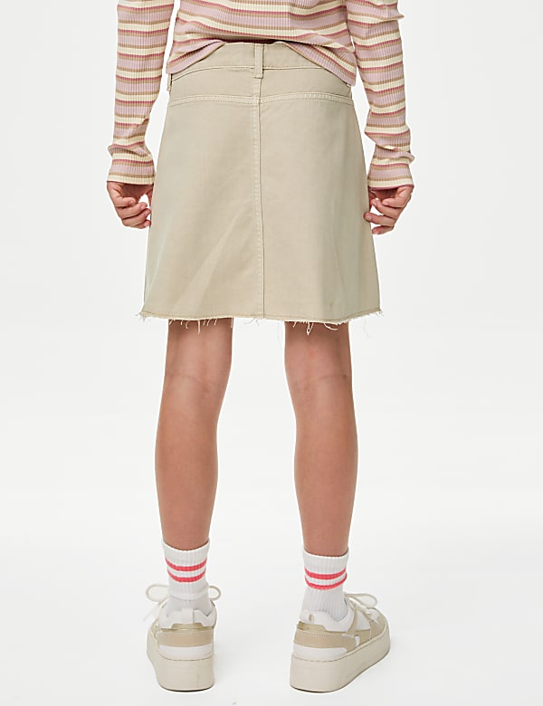 Denim Pleated Skirt (6-16 Yrs)