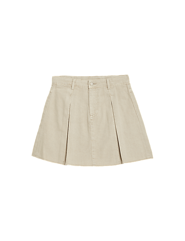 Denim Pleated Skirt (6-16 Yrs)