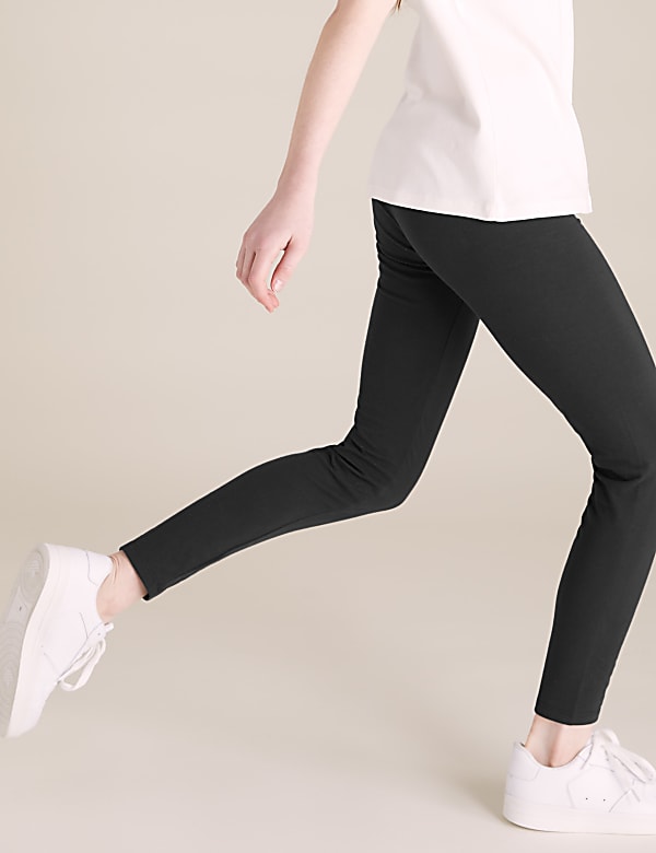 5pk Cotton Patterned Leggings