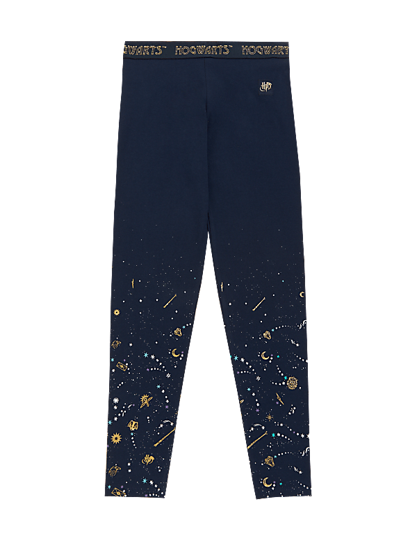 Buy Cotton Rich Harry Potter Leggings 6 16 Yrs at Marks Spencer