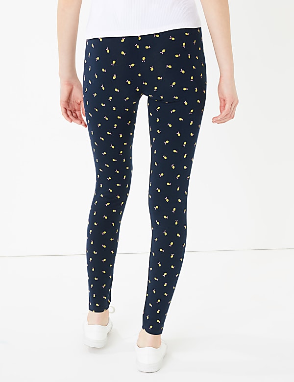Buy Lemon Print Leggings 6 16 Yrs at Marks Spencer