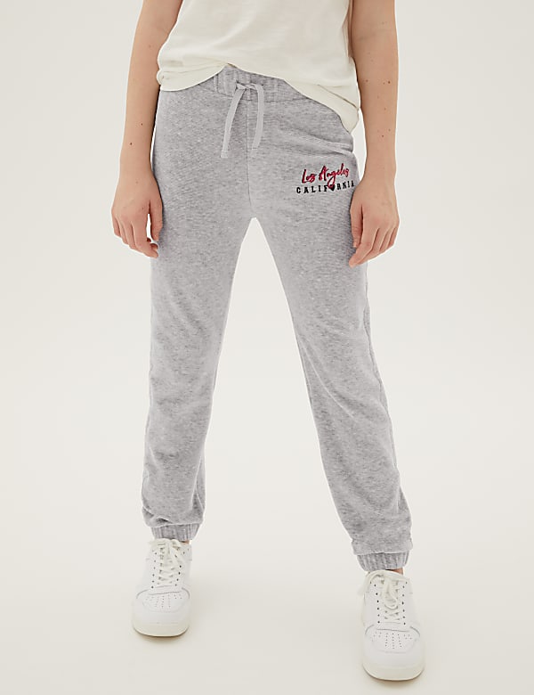 Cotton Rich Slogan Joggers (6-16 Yrs)