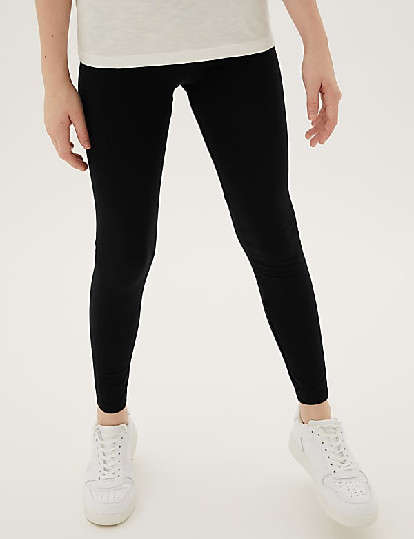 5pk Cotton Rich Leggings (6-16 Yrs)
