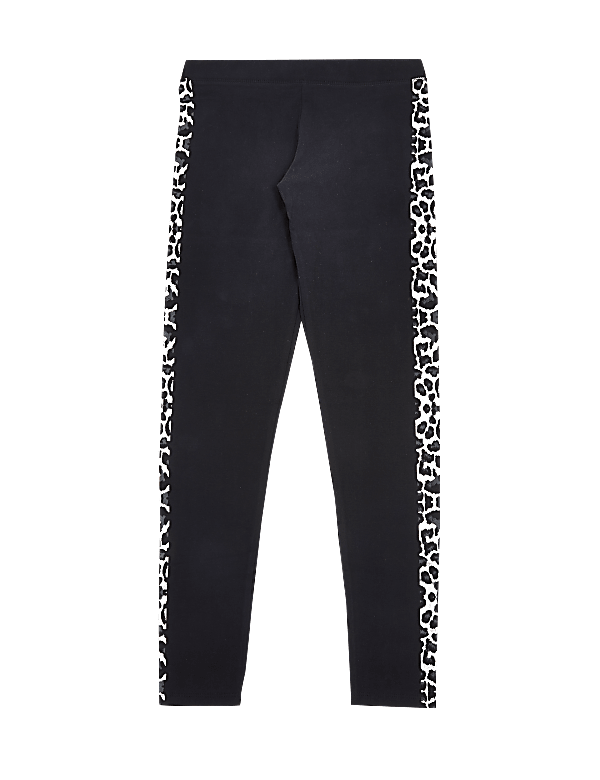 Cotton Animal Side Tape Leggings (6-16 Yrs)