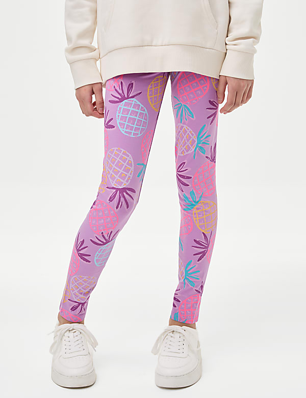 Cotton Rich Printed Leggings (6 – 16 Yrs)
