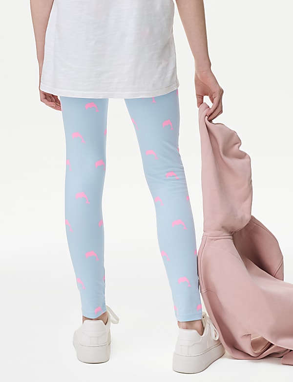 Cotton Rich Printed Leggings (6 – 16 Yrs)