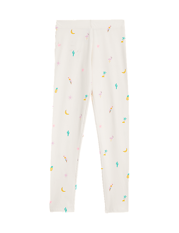 Cotton Rich Printed Leggings (6 – 16 Yrs)