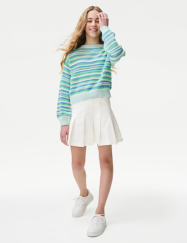 Pure Cotton Skirt (6-16 Yrs) - KR