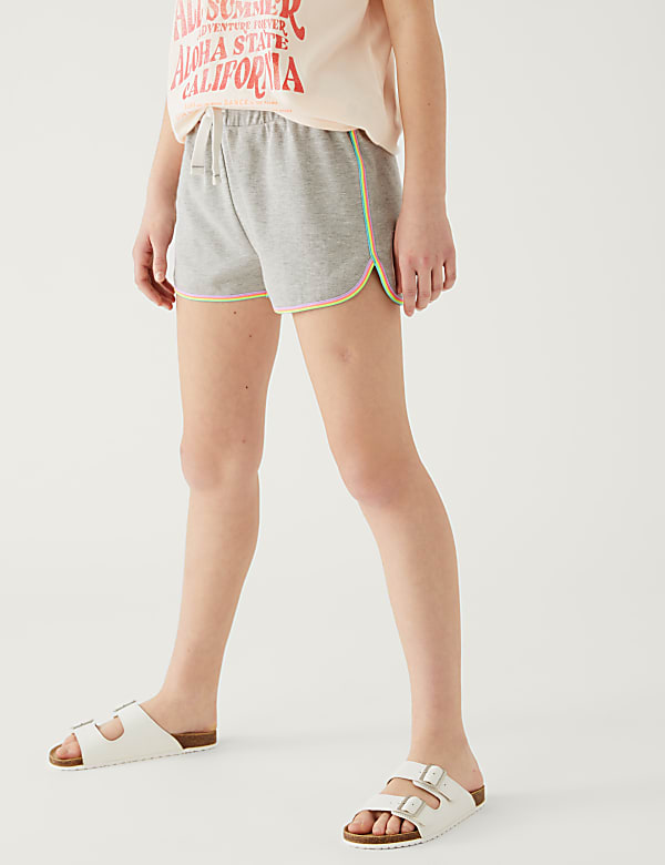 Cotton Rich Striped Shorts