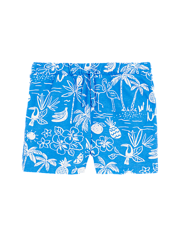 Pure Cotton Tropical Shorts