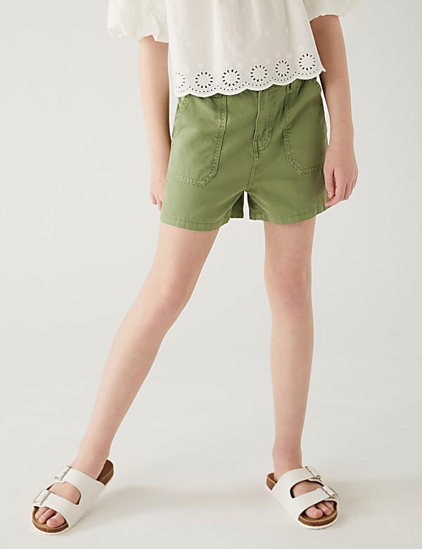 Pure Cotton Cargo Shorts