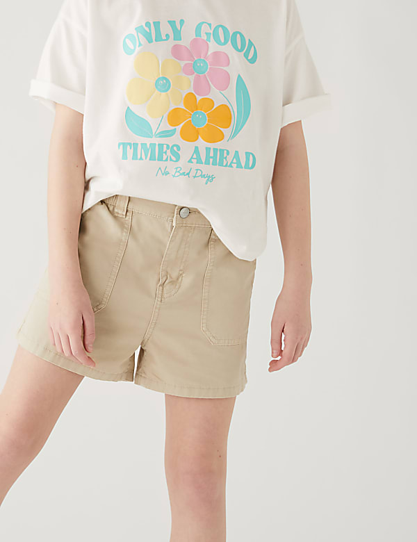 Pure Cotton Cargo Shorts