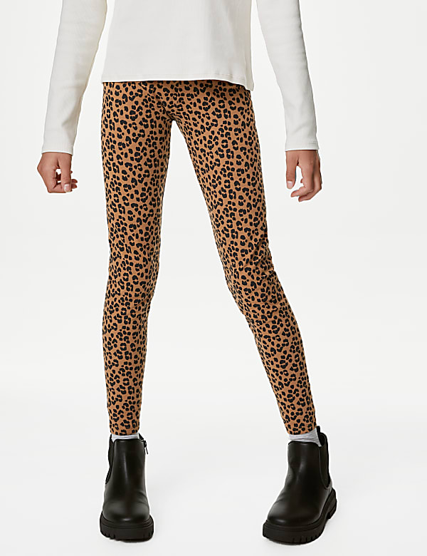 Cotton Rich Animal Print Leggings (6-16 Yrs)