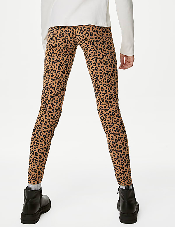 Cotton Rich Animal Print Leggings (6-16 Yrs)